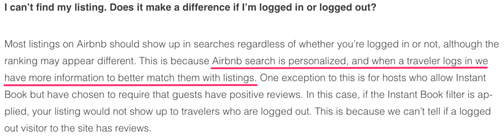airbnb login