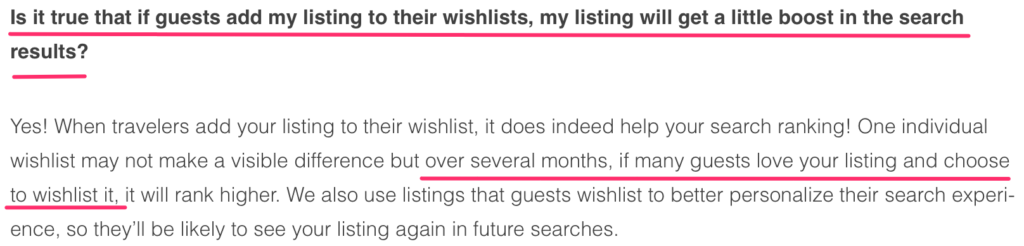 wishlist airbnb